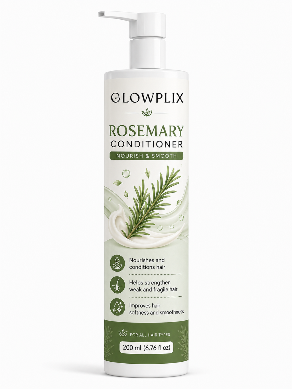 Glowplix Rosemary Conditioner Nourish & Smooth, 200 ml