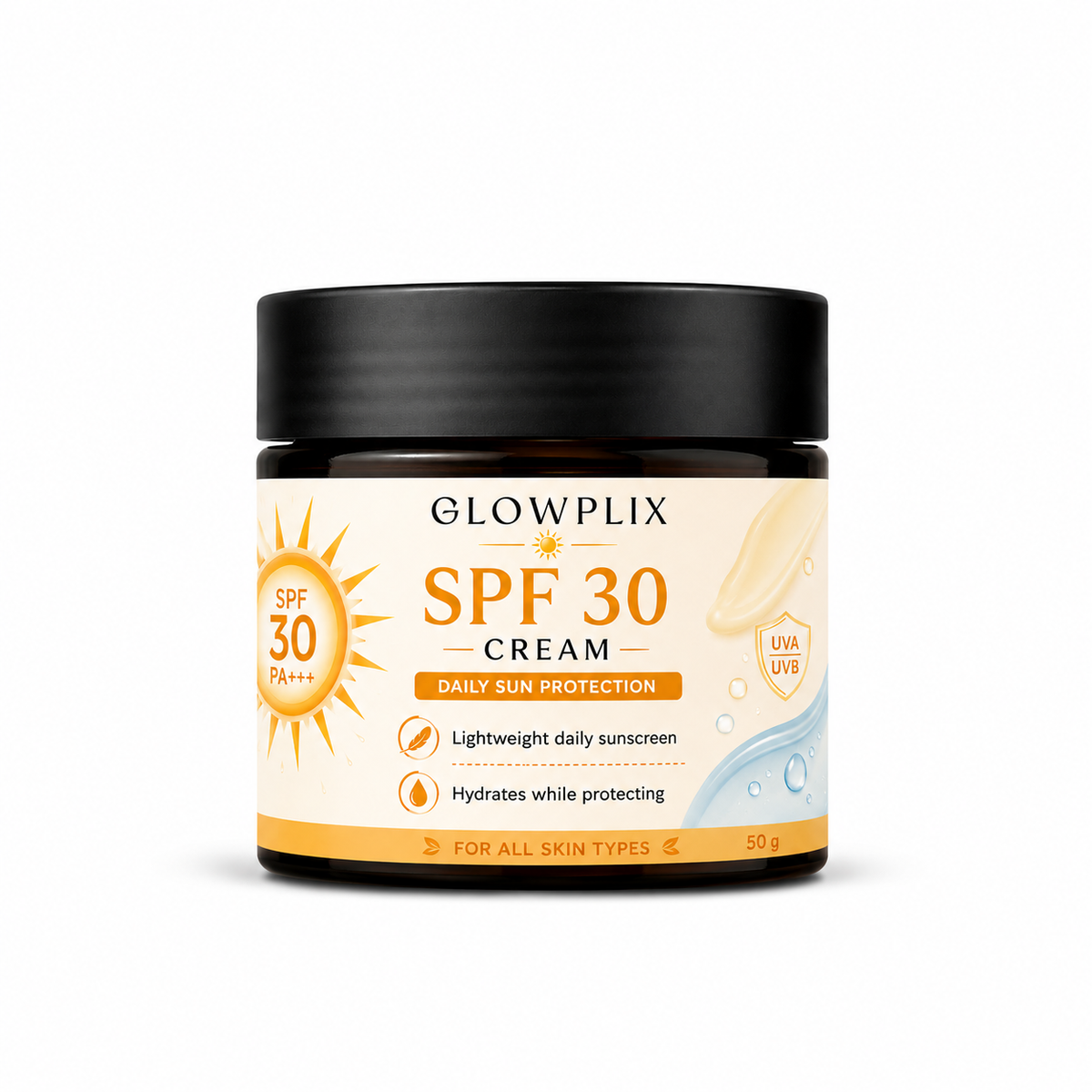 Glowplix SPF 30 Cream Daily Sun Protection, 50 g