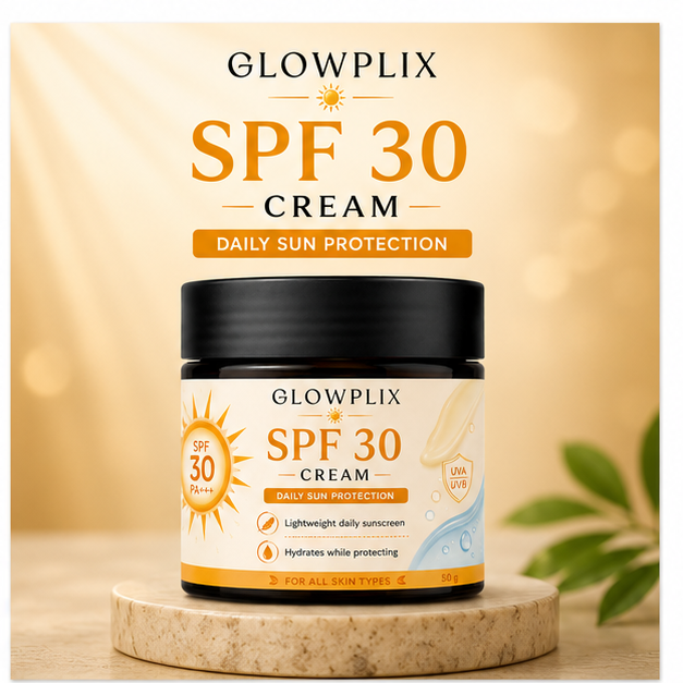 Glowplix SPF 30 Cream Daily Sun Protection, 50 g