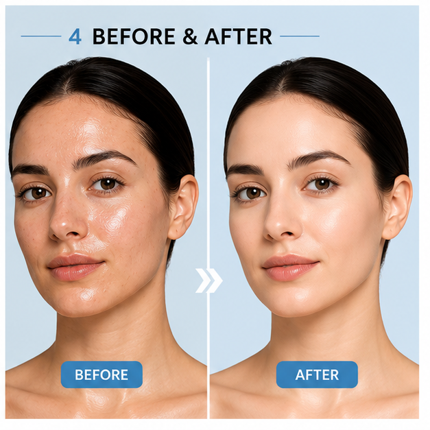 GLOWPLIX 5% Niacinamide Face Serum | Lightweight Daily Facial Serum for Balanced & Smooth-Looking Skin | Helps Control Excess Sebum | Suitable for All Skin Types | 30 ml
