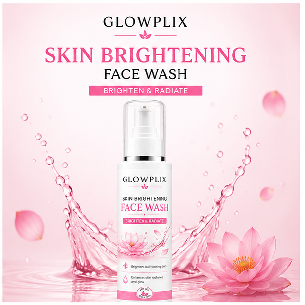Glowplix Skin Brightening Face Wash, 100 ml