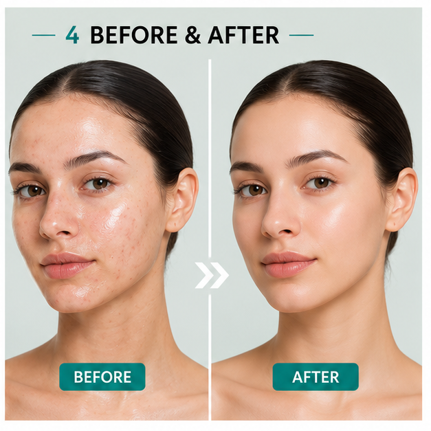 GLOWPLIX 1% Salicylic Acid Face Serum | Lightweight Daily Facial Serum for Oily & Blemish-Prone Skin | Helps Unclog Pores & Smooth Skin Texture | 30 ml