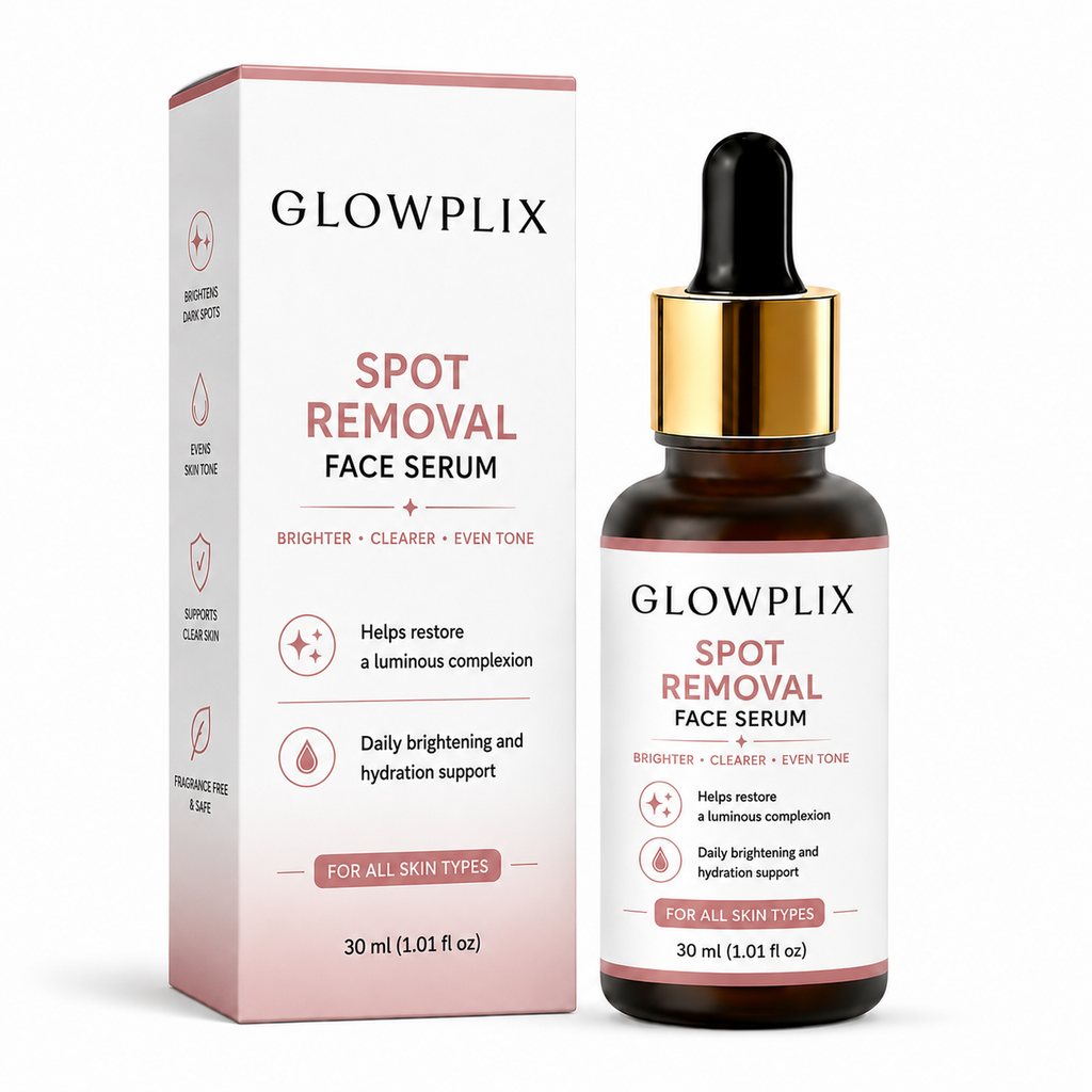 GLOWPLIX Spot Removal Face Serum | Lightweight Daily Brightening Facial Serum | Supports Smooth, Even-Looking & Radiant Skin | Suitable for All Skin Types | 30 ml