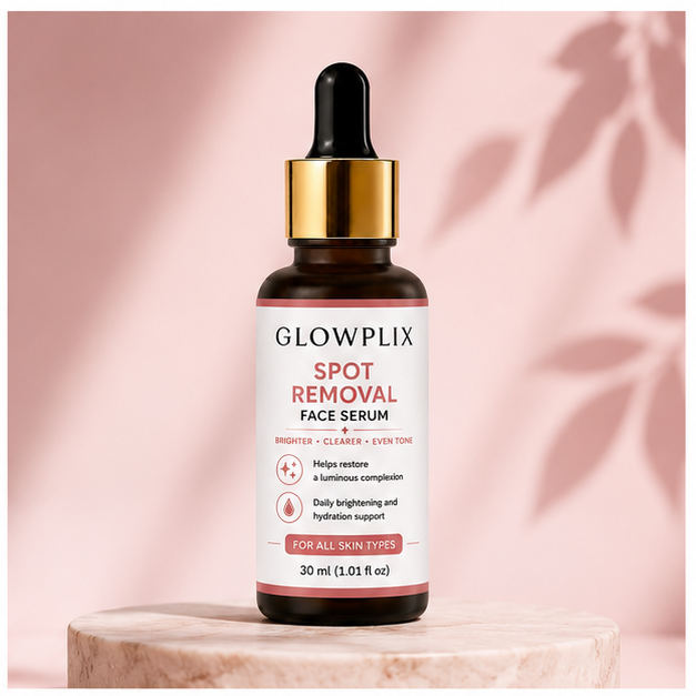 GLOWPLIX Spot Removal Face Serum | Lightweight Daily Brightening Facial Serum | Supports Smooth, Even-Looking & Radiant Skin | Suitable for All Skin Types | 30 ml