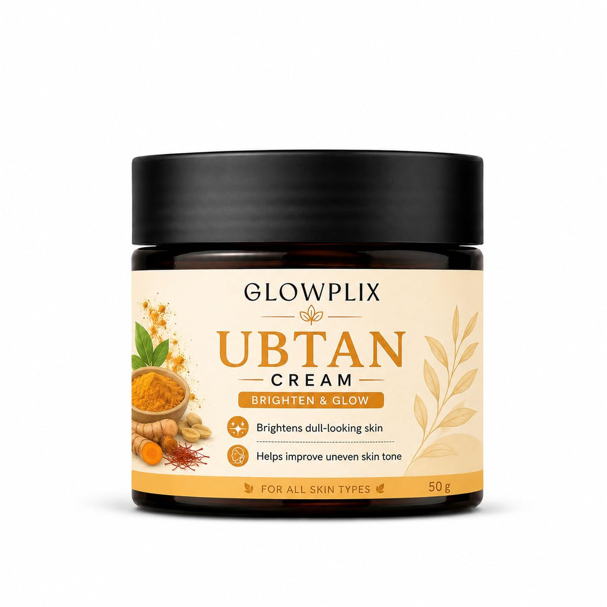 Glowplix Ubtan Cream for Brighten & Glow, 50 g