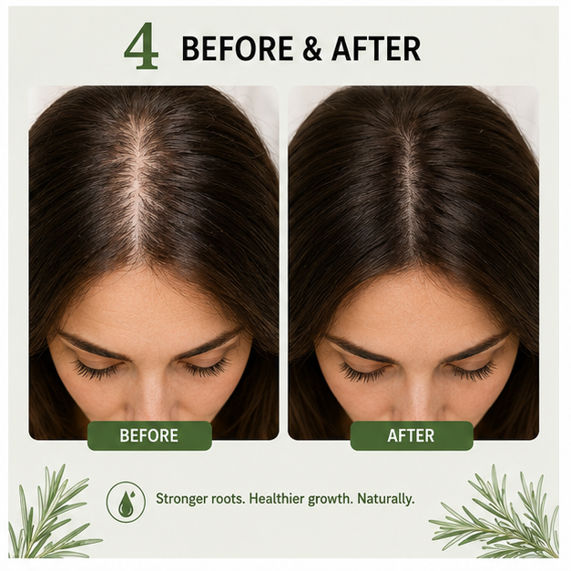 Glowplix Rosemary Hair Serum for All Hair Types, 30 ml